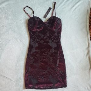NWT Joe & Elle Velvet Cocktail Dress